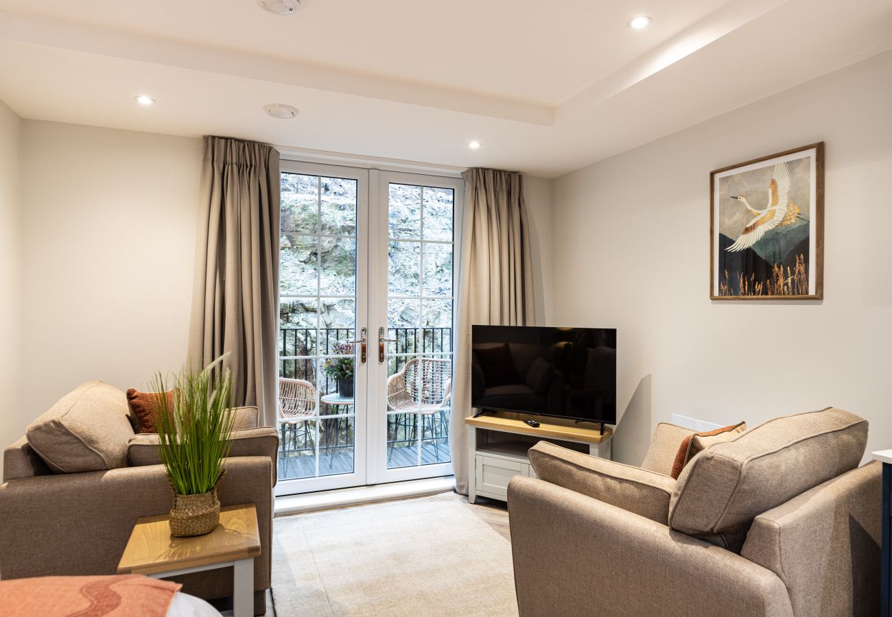 Image showing the comfortable living area inside Rock Mill Studio Apartment 18