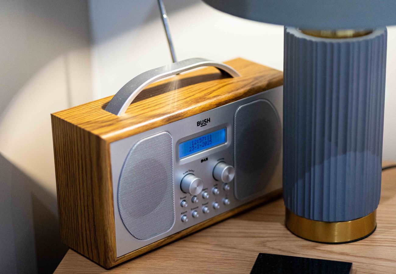 Image showing the bush DAB radio inside Rock Mill Studio Apartment 9