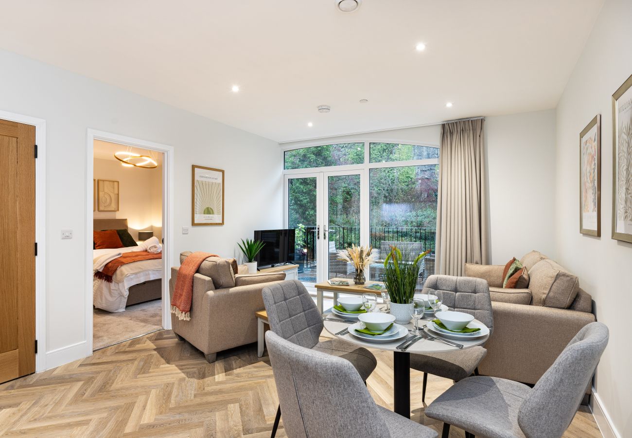 Image showing the inside of 1 bed Apartment 4 at Rock Mill Luxury Holiday Apartments