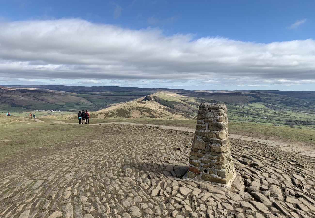 Image showing the breathtaking views from the summit of Mam Tor