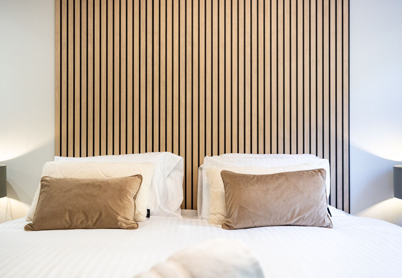 Image showing the soft furnishing inside a self catering holiday apartment at Rock Mill