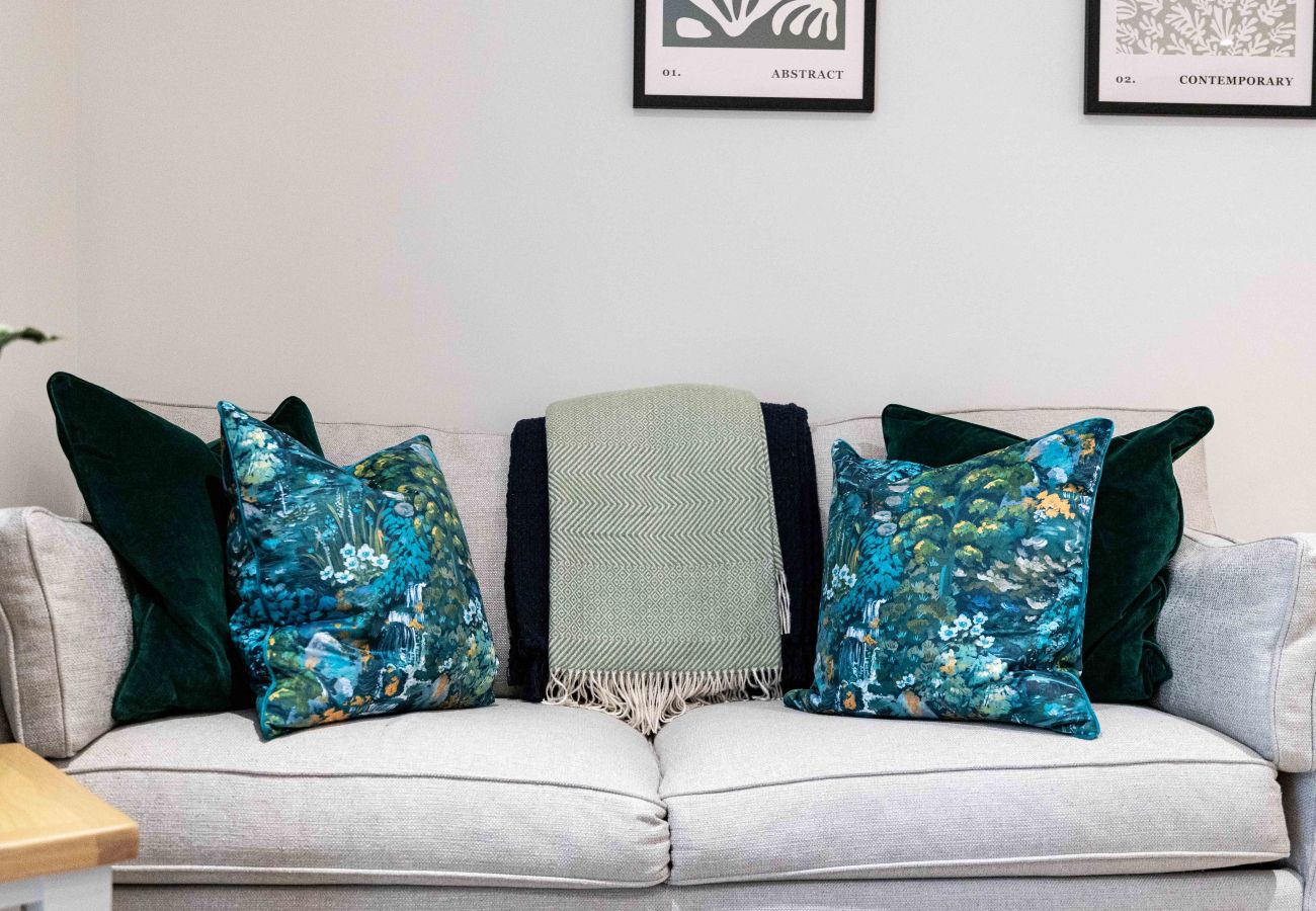 Image showing the soft furnishings inside Rock Mill Apartment 7