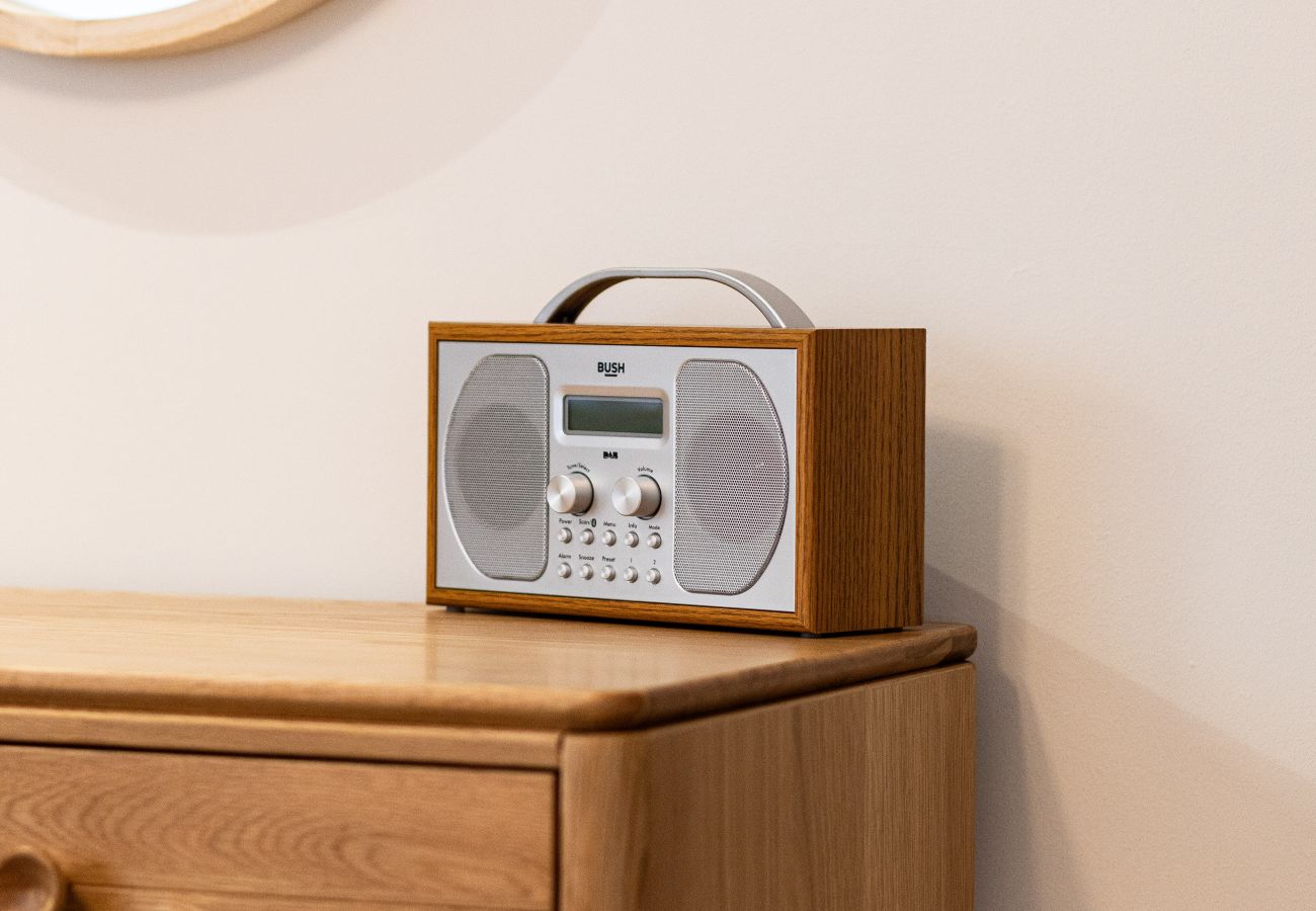 Image showing a bush dab radio inside Rock mill holiday apartment 22