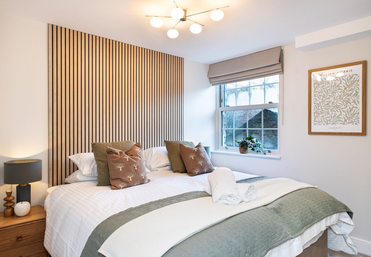 Image showing bedroom 1 inside Rock Mill holiday apartment 22