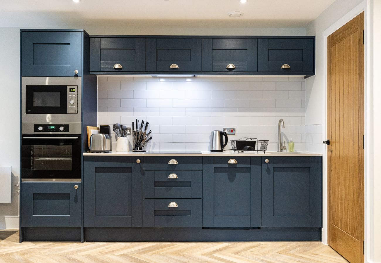 Image showing the fully integrated kitchen inside Rock Mill apartment 22