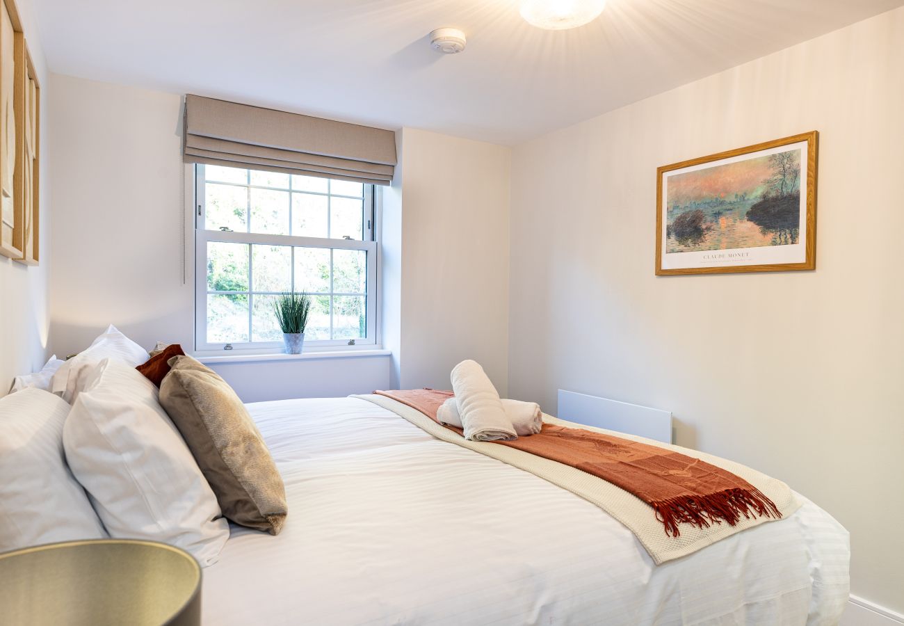 Image showing the bedroom with plenty of natural light in Rock mill apartment 21