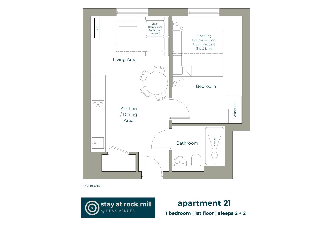 Floorplan for Apartment 21