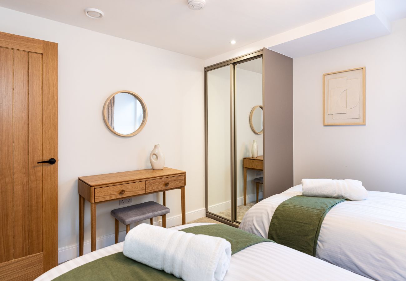 Image showing an alternative angle of bedroom 1 inside Rock Mill apartment 12