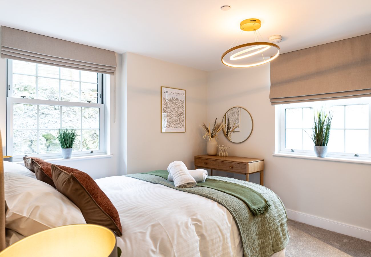 Image showing bedroom 2 inside Rock mill holiday apartment 12