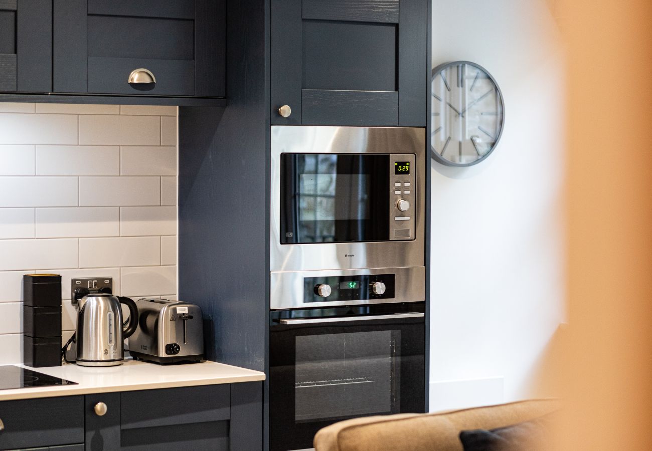 Image showing the integrated kitchen inside apartment 12 at Rock Mill