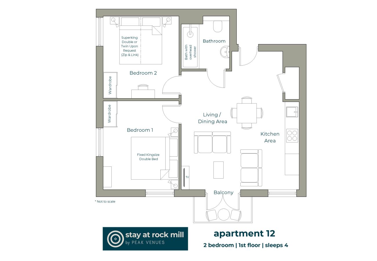 Floorplan for Apartment 12