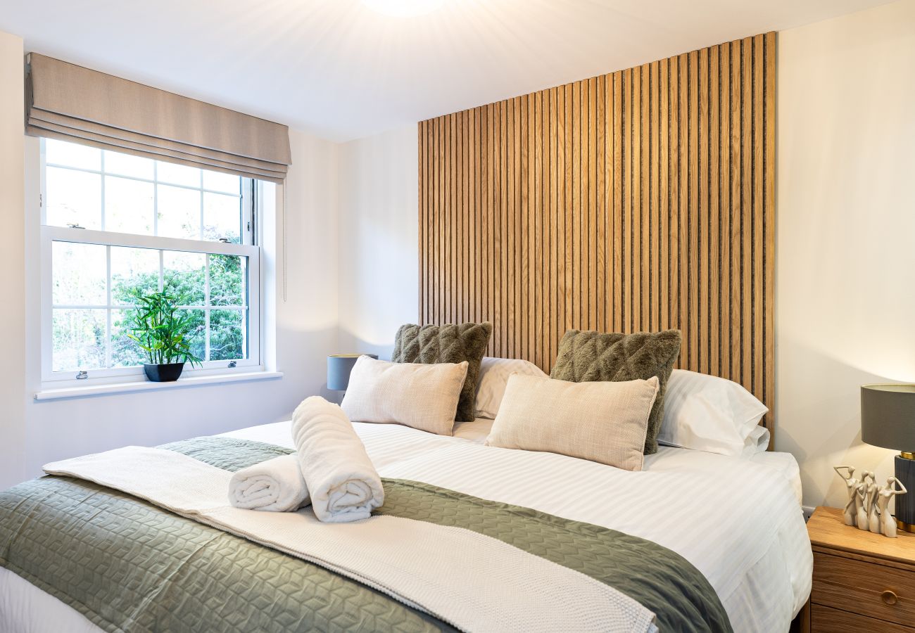 Image showing the bedroom inside rock mill luxury apartment 15