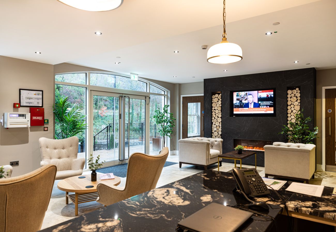 Image showing the reception and lounge area at rock mill holiday apartments