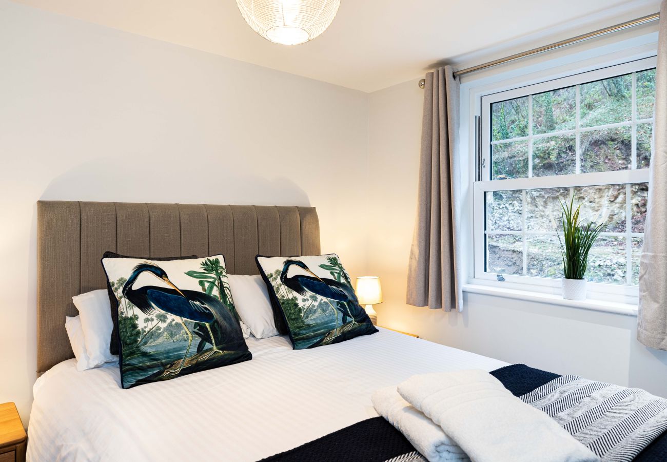 Image showing bedroom 1 with plenty of natural light at rock mill duplex apartment 42