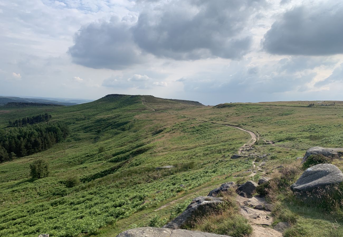 Image of the scenic views from Higger Tor Peak District