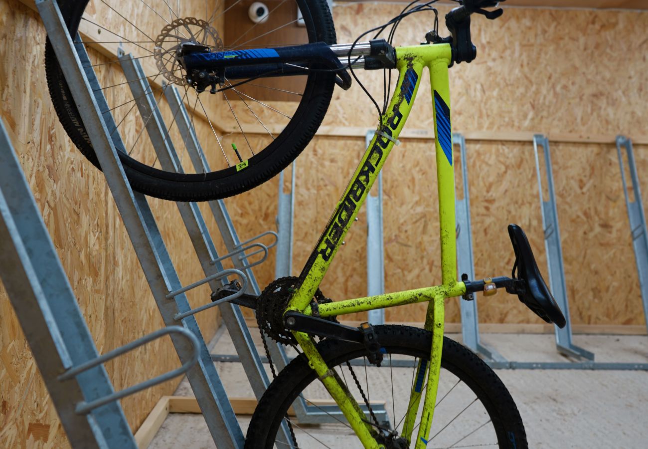 Image of the bike storage facility at rock mill apartments