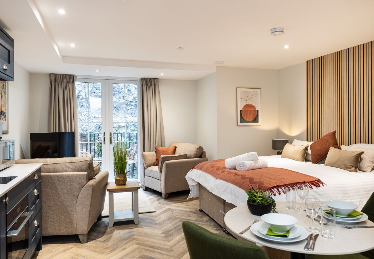 Image showing the inside of studio apartment 16 at Rock Mill