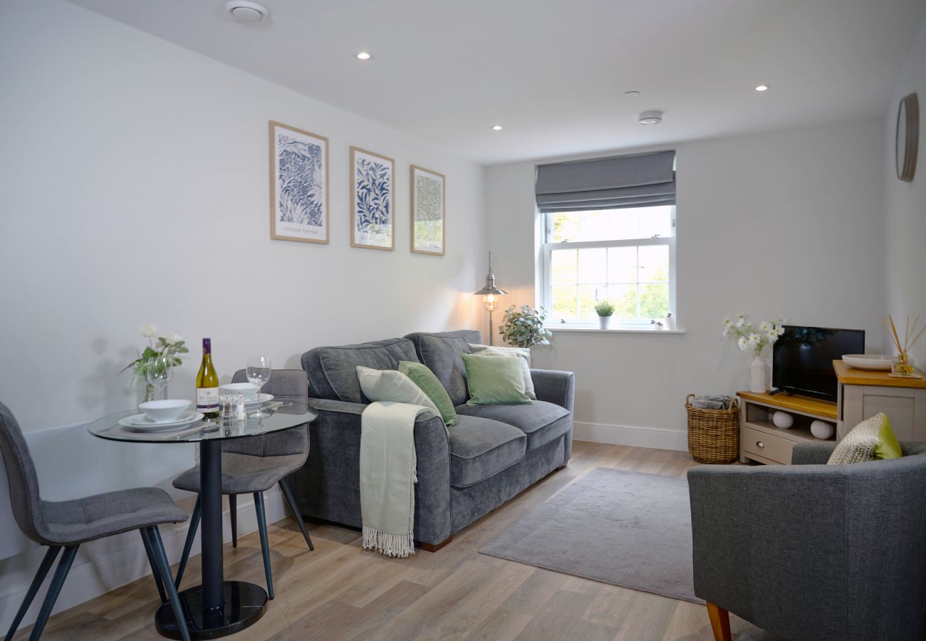 Image showing the combined living and dining area inside Rock mill holiday apartment 36