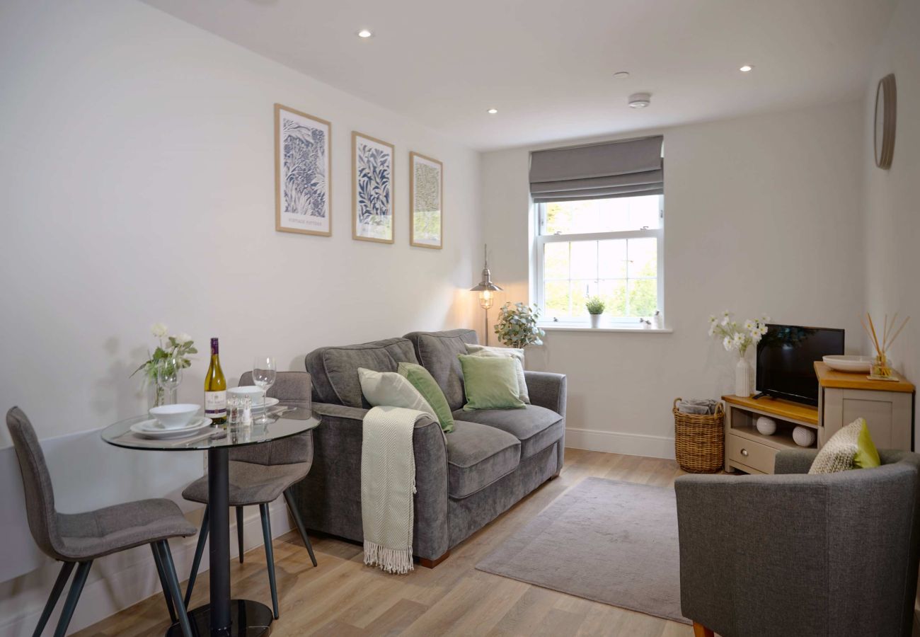 Image showing the combined living and dining area inside Rock mill holiday apartment 36