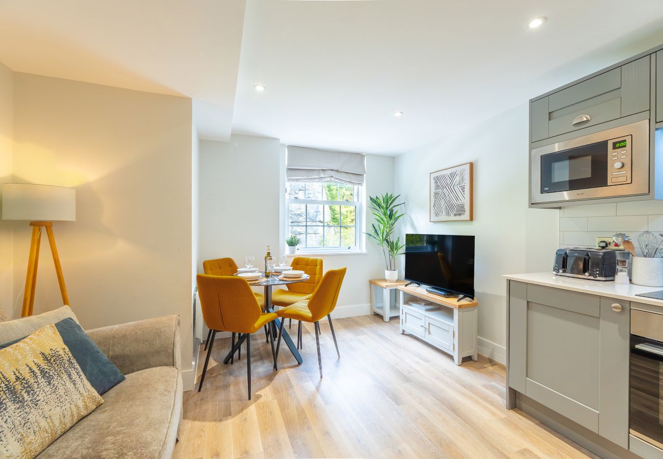 Image of open plan living, dining and kitchen area